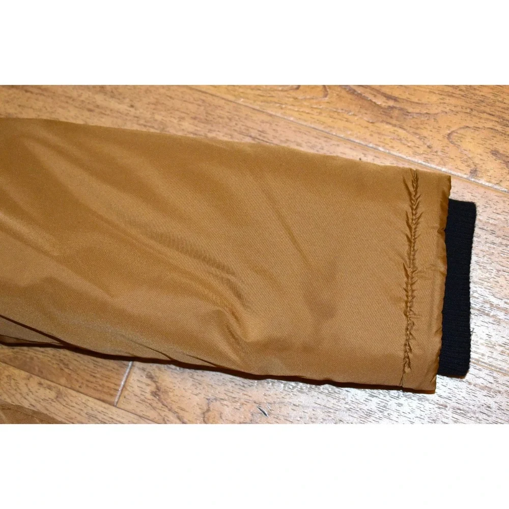 Gymboree Parka Jacket Boys XL 14 Brown Faux Fur Hood Heavy Winter Coat‎